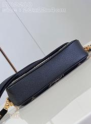 Louis Vuitton Ivy Chain Wallet Black Mahina 23.5x12x.3cm - 4