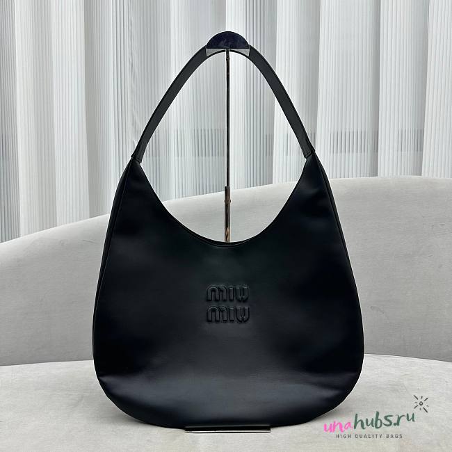 Miu Miu Black Leather hobo bag - 1