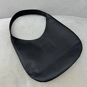 Miu Miu Black Leather hobo bag - 4