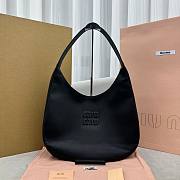 Miu Miu Black Leather hobo bag - 3