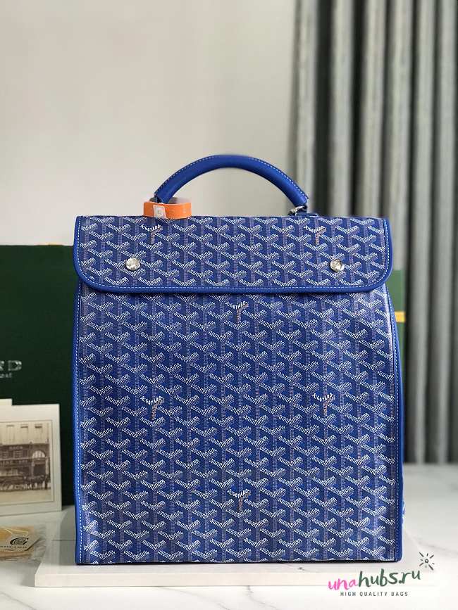 Goyard Yellow Goyardine Saint Leger Backpack 33x35x16cm - 1