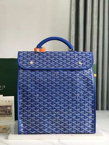 Goyard Yellow Goyardine Saint Leger Backpack 33x35x16cm