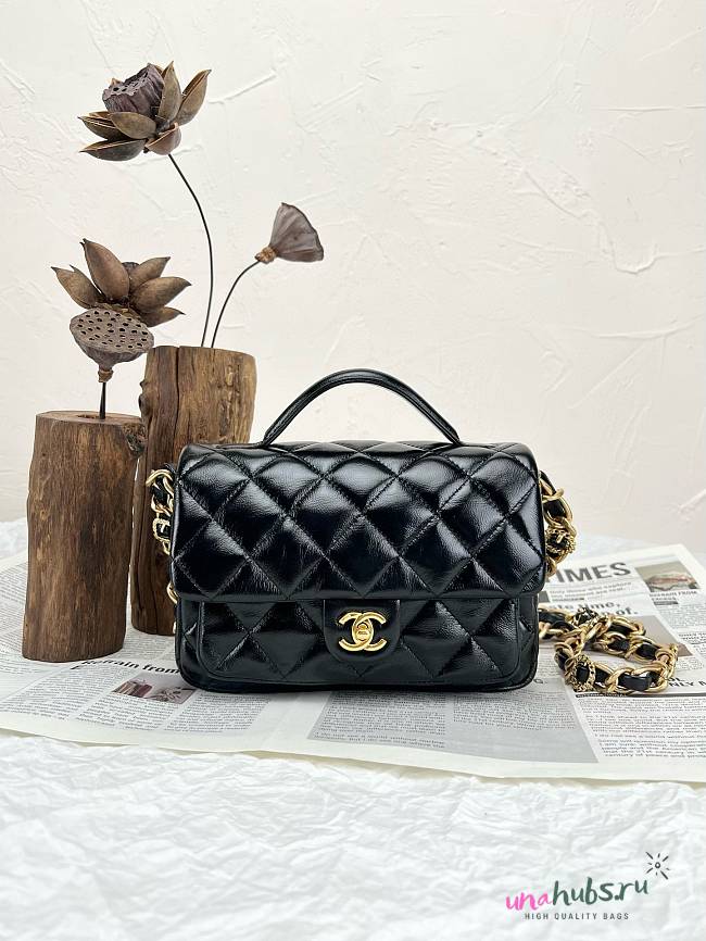 Chanel Top Handle Bag 22×5×14cm - 1