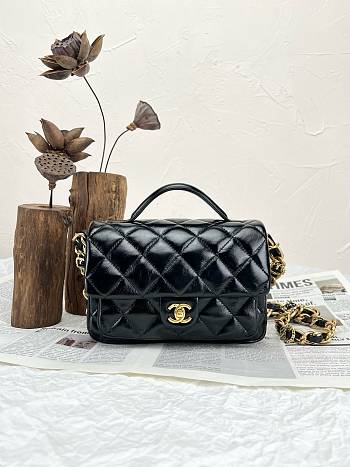 Chanel Top Handle Bag 22×5×14cm