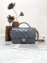 Chanel Top Handle Bag 22×5×14cm - 2