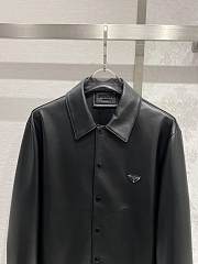 Prada Nappa leather coat - 4