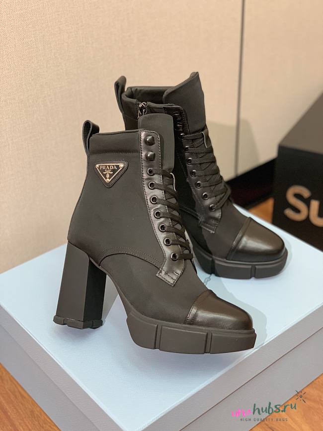 Prada triangle-logo 110mm boots - 1