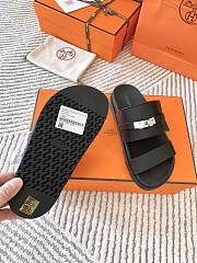 Hermes Men Black Sandals - 3