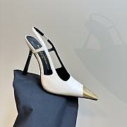 YSL Jeanne 110 leather singback pumps - 2