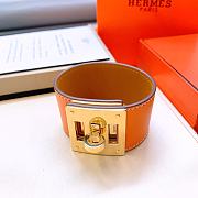 	 Hermes Kelly Dog bracelet box leather - 5