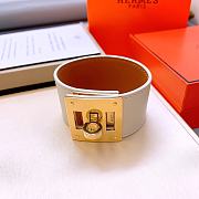 	 Hermes Kelly Dog bracelet box leather - 3
