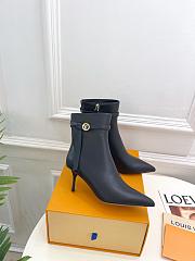 Louis Vuitton Ankle Boots Black High Heel - 2