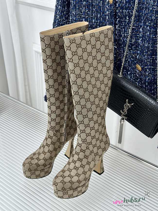 Gucci GG Ebony Knee high boots - 1