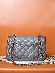 Chanel Flap Bag Gradient Gray  - 5