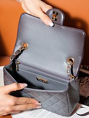 Chanel Flap Bag Gradient Gray  - 6