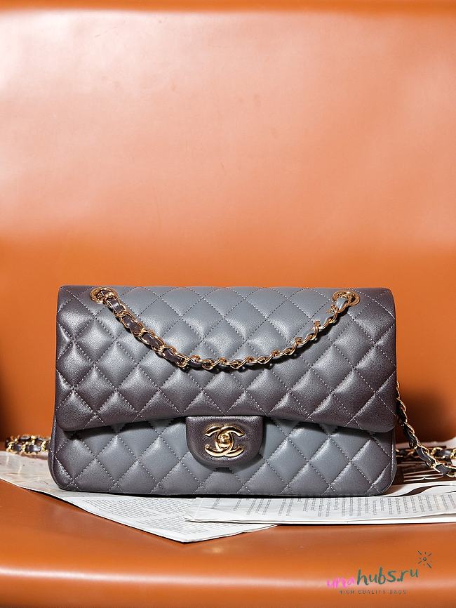 	 Chanel Meidum Flap Bag Gradient Gray - 1