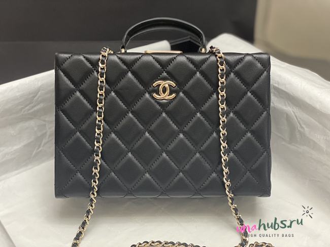 Chanel Box Lambskin Quilted Bag - 1