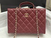 Chanel Box Lambskin Quilted Bag - 5