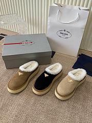 Prada Suede Mules - 1