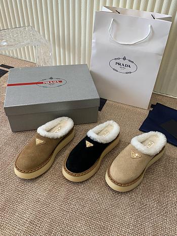 Prada Suede Mules