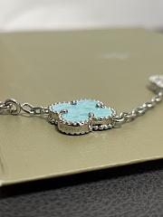 Van Cleef & Arpels Vintage Alhambra Turquoise Bracelet - 3