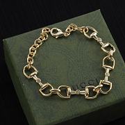 Gucci Horsebit Necklace and Bracelet - 2