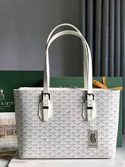 Goyard White Marie Galante 35.5*24.5*10cm - 4