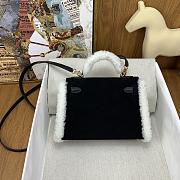 Hermes Teddy Mini Kelly II 20 Gris Caillou Black - 3