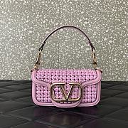 Valentino Garavani small Locò shoulder bag 19*10.5*5cm - 2