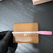 Miu Miu Brown Leather Coin Wallet - 4