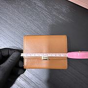 Miu Miu Brown Leather 3 Fold Wallet - 2