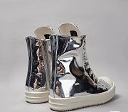 Ric Owens Silver Sneaker High Top - 2