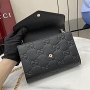 Gucci GG chain wallet Black GG leather - 6