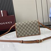 Gucci GG Emblem super mini shoulder bag 20x12.5x5cm - 3