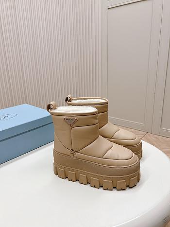 Prada Shearling and Leather Boots