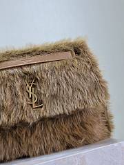 YSL NIKI large in shearling 32 X 23 X 9 CM  - 4