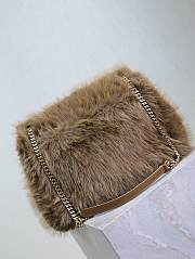 YSL NIKI large in shearling 32 X 23 X 9 CM  - 3