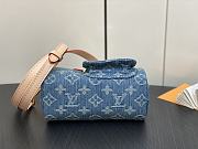 Louis Vuitton Nano Speedy Monogram Denim 16×7.5×10cm - 6