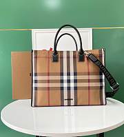 BURBERRY Denny checked tote bag 45/34/19cm - 1