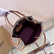 Burberry Medium Freya Tote Brown 40 x 16x 30cm - 5