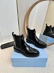 Prada Black Chelsea Short Boots - 1