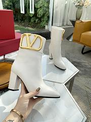 Valentino  Garavani Vlogo Pointed Boots - 3