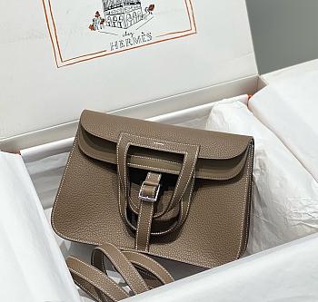 Hermes Halzan 25 Bag Taurillon Clemence leather