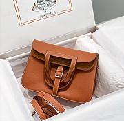 Hermes Halzan 25 Bag Taurillon Clemence leather - 2