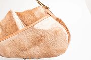 Dior Mohawk Fur Saddle Bag  - 5