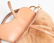 Dior Mohawk Fur Saddle Bag  - 4