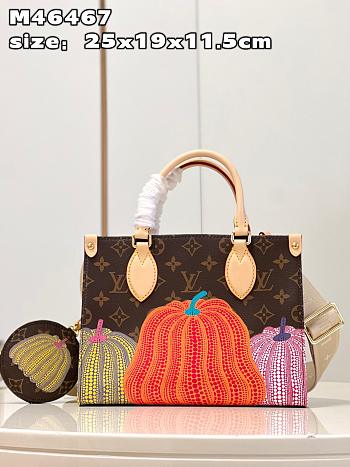 Louis Vuitton Onthego PM x Yayoi Kusama Pumpkin 