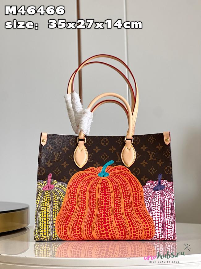 Louis Vuitton Onthego MM x Yayoi Kusama Pumpkin  - 1