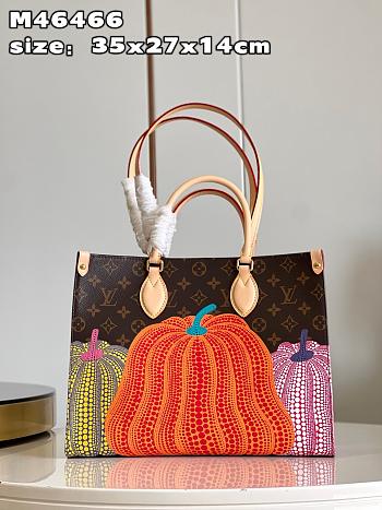 Louis Vuitton Onthego MM x Yayoi Kusama Pumpkin 