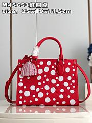 Louis Vuitton Onthego PM Yayoi Kusama Dot Red - 1